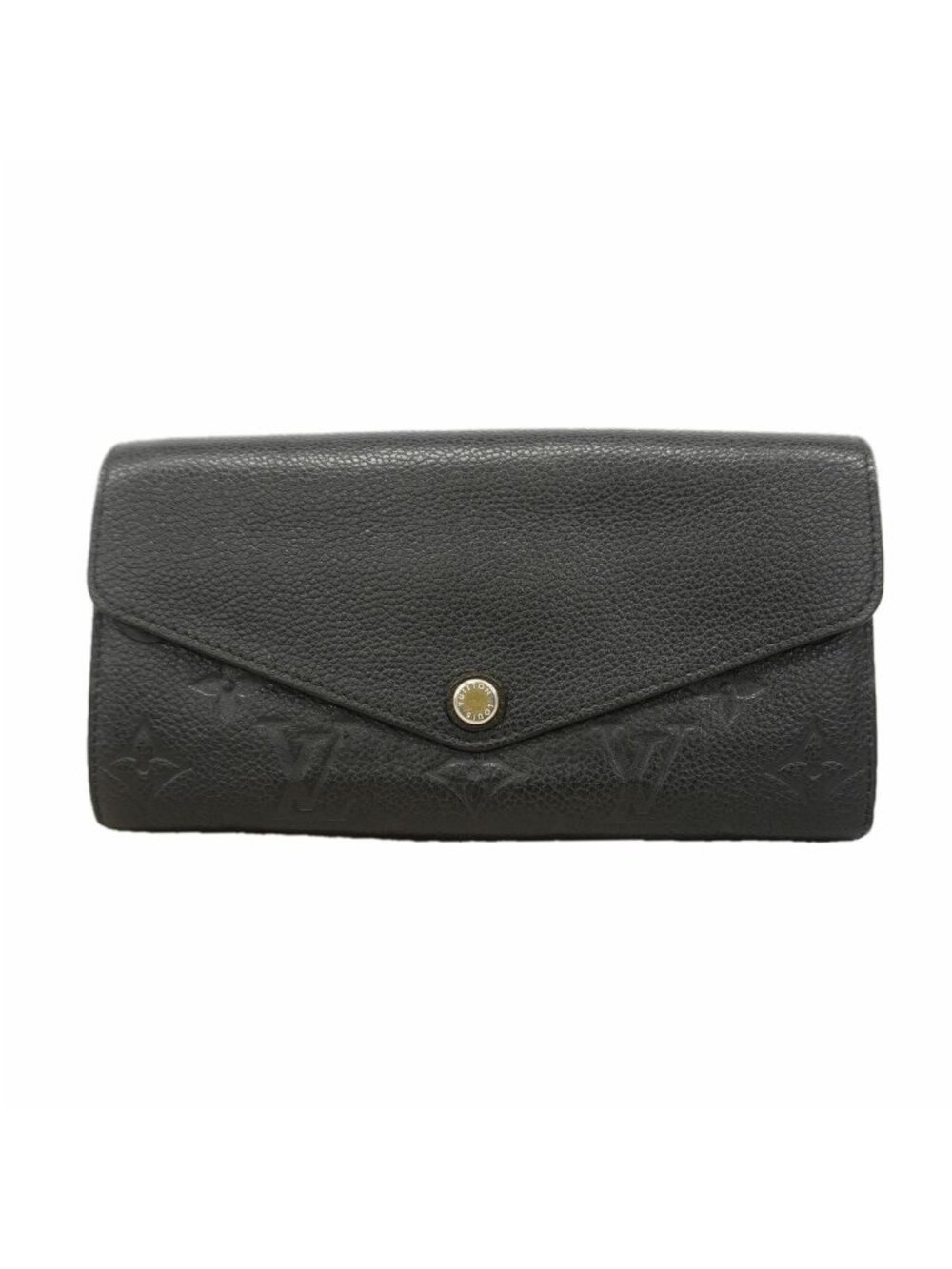 Louis Vuitton Wallet Monogram Empreinte Portefeuille Sarah Noir